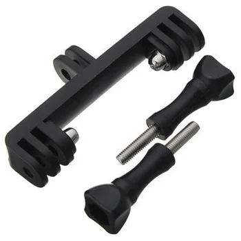 

Double Dual Bracket tripod Holder Handle with Screw Mount Adapter for Gopro Hero 4 / 3+ / 3 SJ4000 Xiaomi Yi Sport Camera