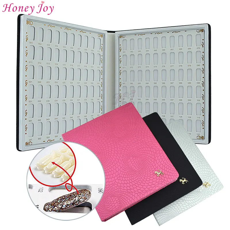 

1pc Matte PU Square Checker Plate Professional 120 Colors Nail Art Gel Polish Display Card Book Color Board Chart Board Chart