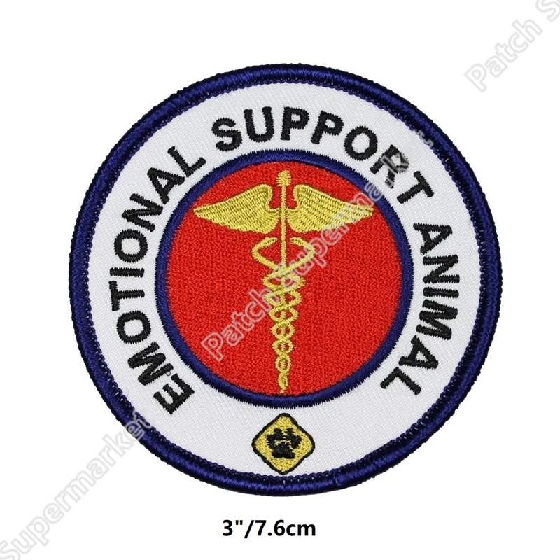 Emotional Support Animal Badge Patch Service Dog Medical Assistance