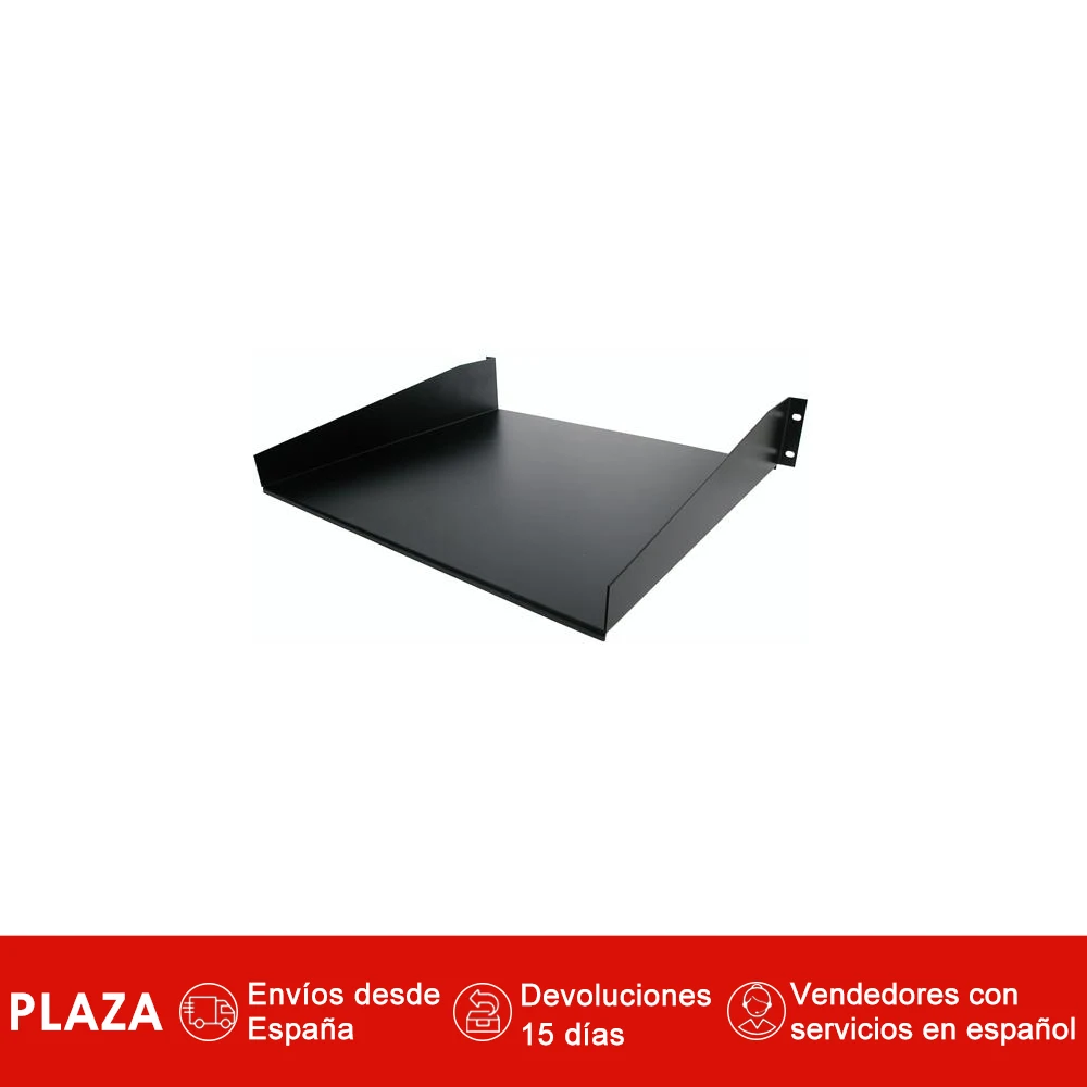 

StarTech.com Estante Bandeja Estandar para Armario Rack Universal de Servidores, Rack shelf, Negro, Acero, 20 kg, 2U, 481,5 mm