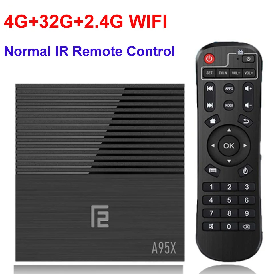 Android tv BOX A95X F2 ТВ приставка Голосовое управление 4K 2,4G& 5G двухдиапазонный wifi Bluetooth LAN USB3.0 HDMI 4G 64G ТВ приставка Android 9,0 - Цвет: 4G 32G WIFI2.4G