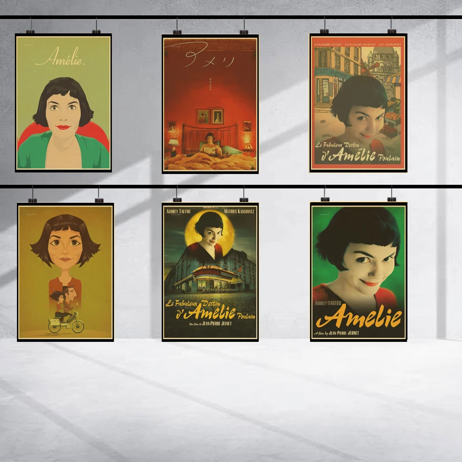 

Vintage Amelie film classic movie posters home decor kraft high quality poster classic wall paper