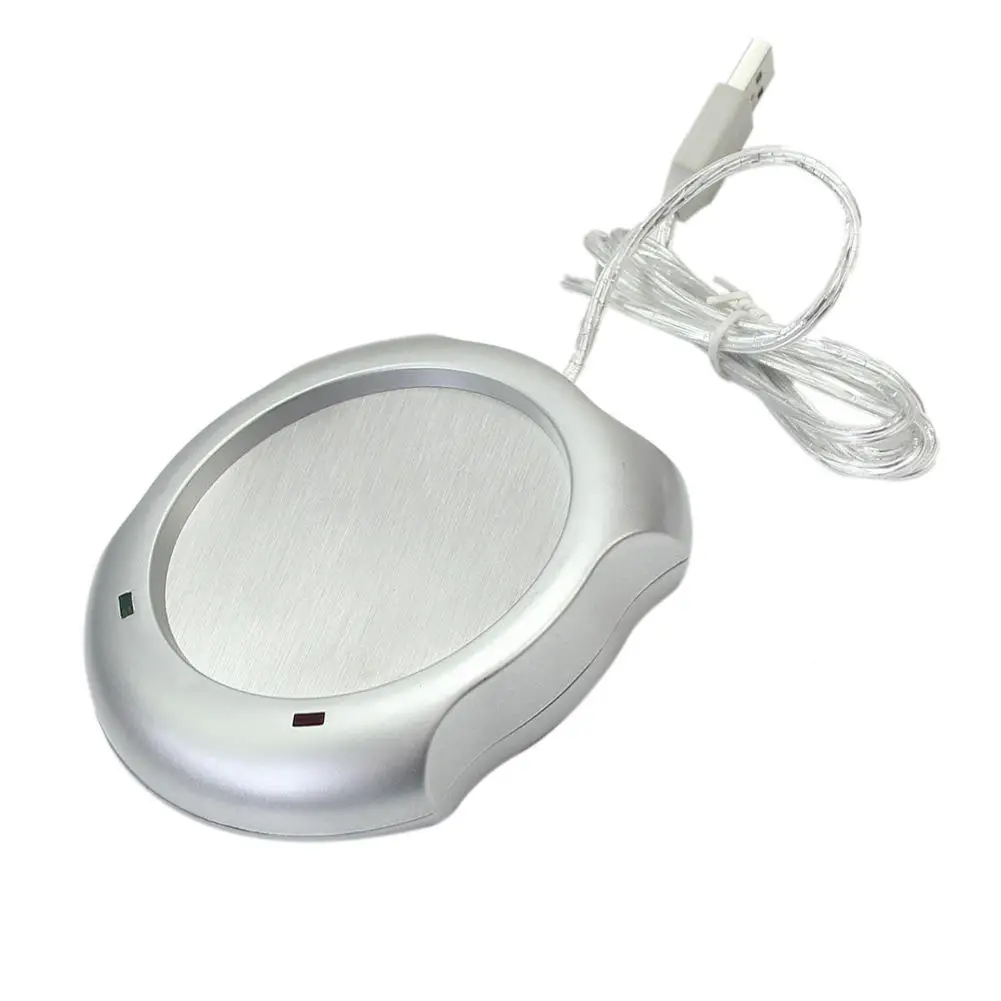 

Portable Electric USB Powered Cup Mug Milk Tea Coffee Drinks Warmer Heater Tray Mat Pad Insulation Coaster Office Heating Device