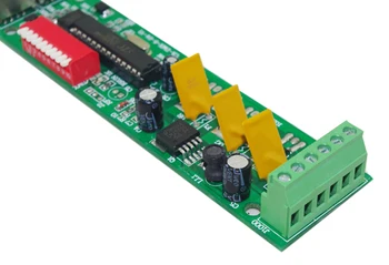 

Fast shipping 10pcs 3 CH dmx512 dimmer Controller,3 channel dmx512 dimmer 3CH RGB DMX512 decoder,RJ45 CA-DMX-BAN