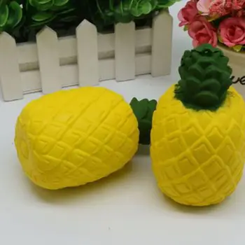 

Cute Anti-stress Slow Rising Toy Fruits Pineapple PU Squeeze Toy For Kids Gift