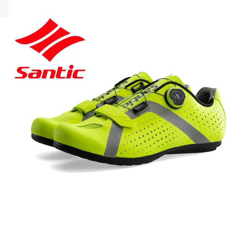 Santic MTB обувь для шоссейного велосипеда Pro велоспорта резиновая нескользящая