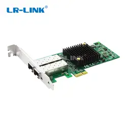 LR-LINK 9042PF-2SFP ПК компьютер PCI-Express ethernet сетевой карты двойной порты и разъёмы 100 Мб волокно оптический Lan адаптер Intel 82580 nic