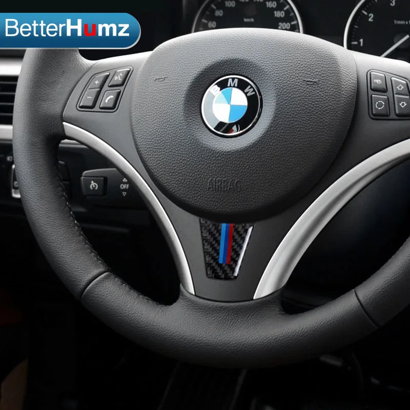 M Sport Edition наклейка на руль из углеродного волокна для bmw e90 e92 3 серии 2006 2007 2008 2009 2010