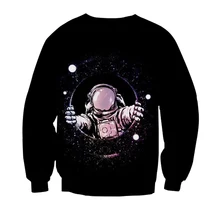 Astronaut Pilots Surf Hoodie 3D Fitness and Leisure Harajuku Moda Sweatshirt Men Kids Teens Streetwear Custom Clothes Pullovers