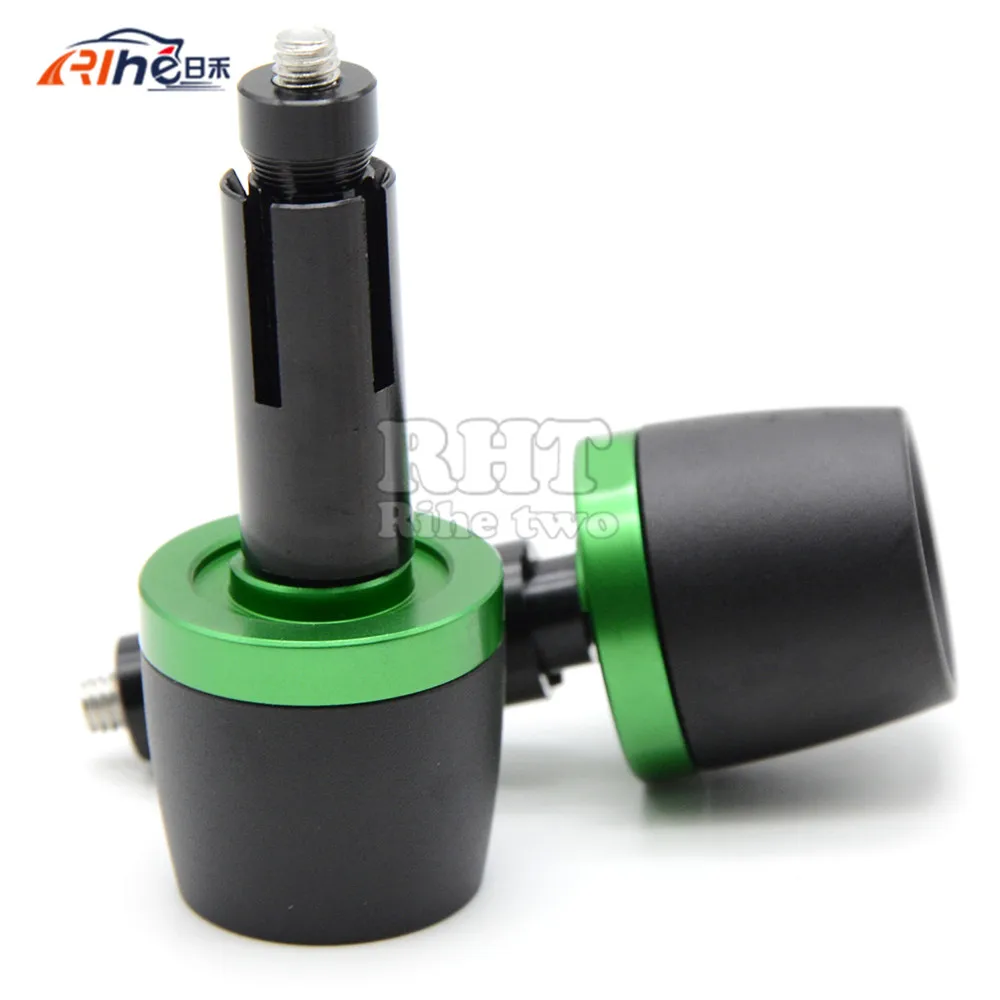 

7/8'' 22 mm CNC Motorcycle Handle Bar Grip End Handle Cap Bar End Stoppers FOR kawasaki z750 z1000 z800 er-6n ninja 250 ninja300