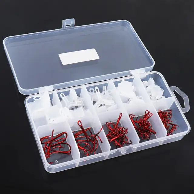 Buy 81pcs/set High Carbon Steel Treble Fishing Hook