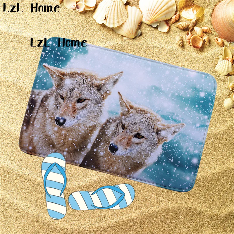 Lzl Home 3d Fancy Animal Floor Mats Bathroom Kitchen Carpets