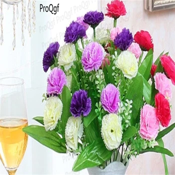 

Prodgf 3Pcs A Set mixed carnation fake
