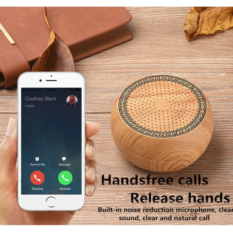 TOPROAD деревянный Bluetooth динамик беспроводные стерео колонки бас саундбар