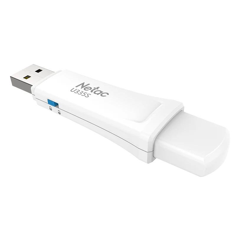 Продажа Netac USB флэш диск 16GB 32G 64GB 128GB USB3.0 физическая защита от записи Switcher аппаратная блокировка Флешка диск на ключ флешка