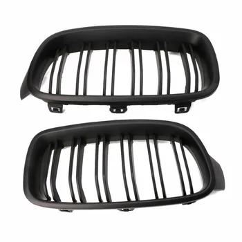 

1Pair Gloss Black/Matte Black Front Grille Kidney For BMW 3-Series F30 F31 F35 2012-2016 Car Styling