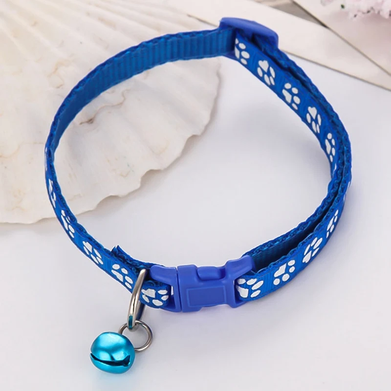 Blue Легкие в носке, кошачий ошейник Регулируемая пряжка собаки ошейник для кота товары для щенков питомцев аксессуары для кошки, собаки Декор - Цвет: Blue