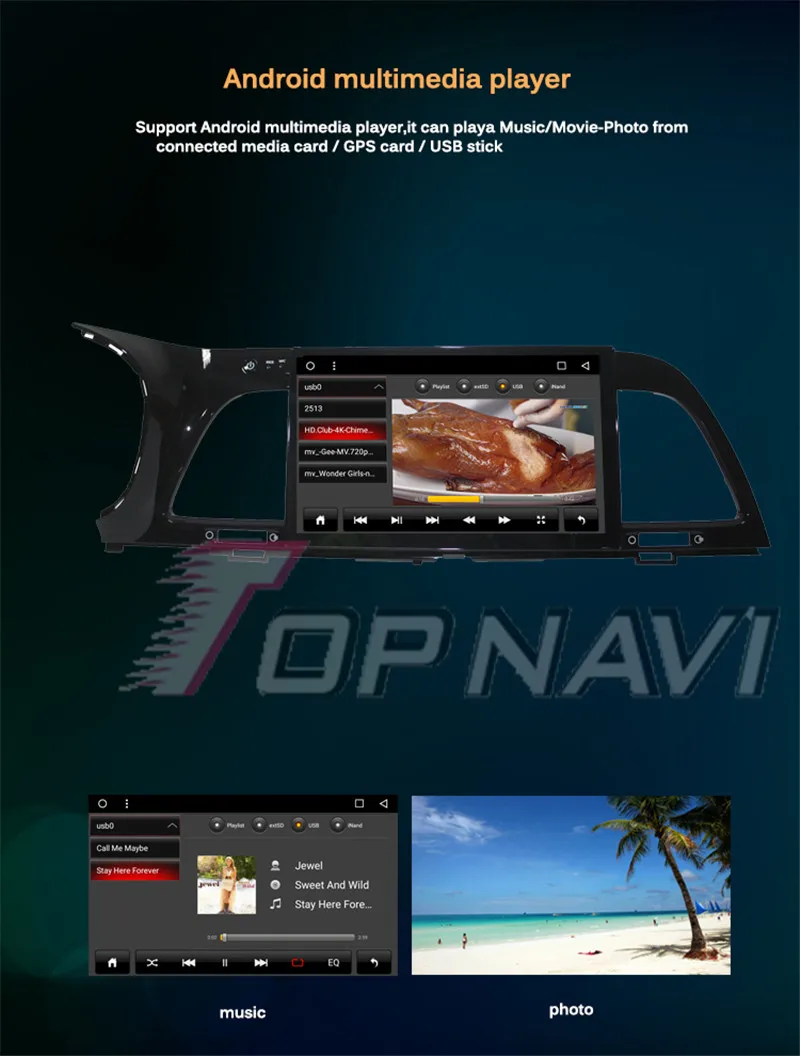 car dvd 1 din For KIA K4 2014