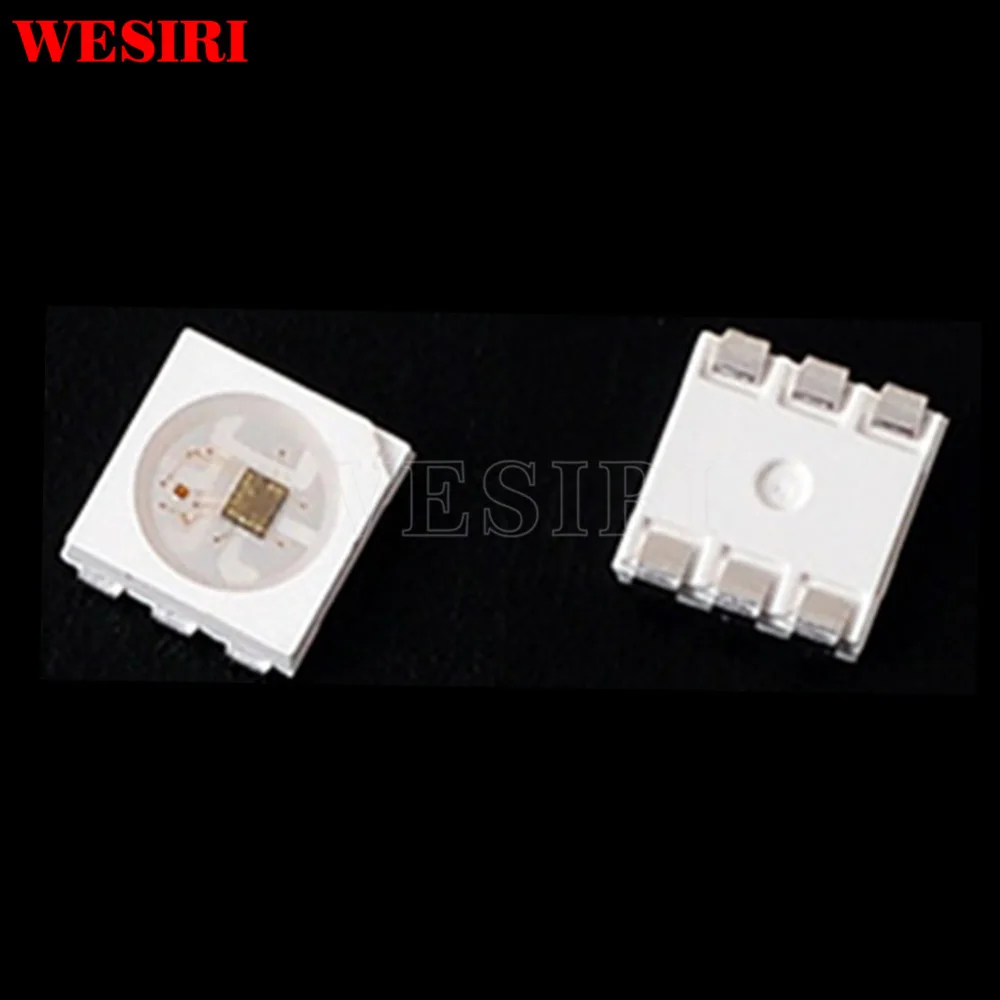 

10-1000 Pieces APA102 LEDs Chips APA-102C SK9822 IC SMD 5050 RGB for LED Strip Screen Panel Lights DC5V