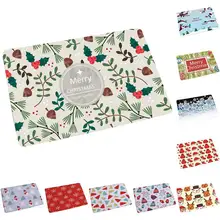 Рождественский узор, водопоглощающий коврик, лось, снеговик, Санта-Клаус, домашний коврик для ванной комнаты, нескользящий мини-ковер, Рождественский декоративный коврик