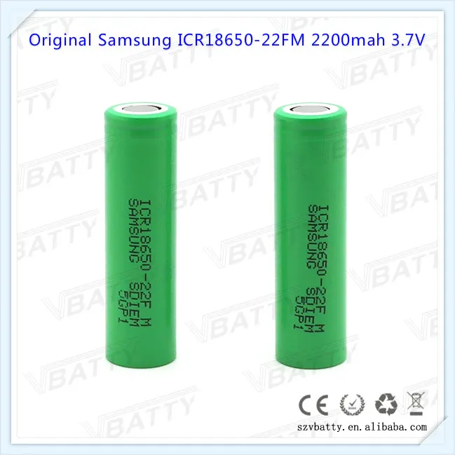 Для samsung ICR18650-22FM 22FM 18650 2200mah 3,7 v литий-ионная аккумуляторная батарея для электровелосипеда(1 шт