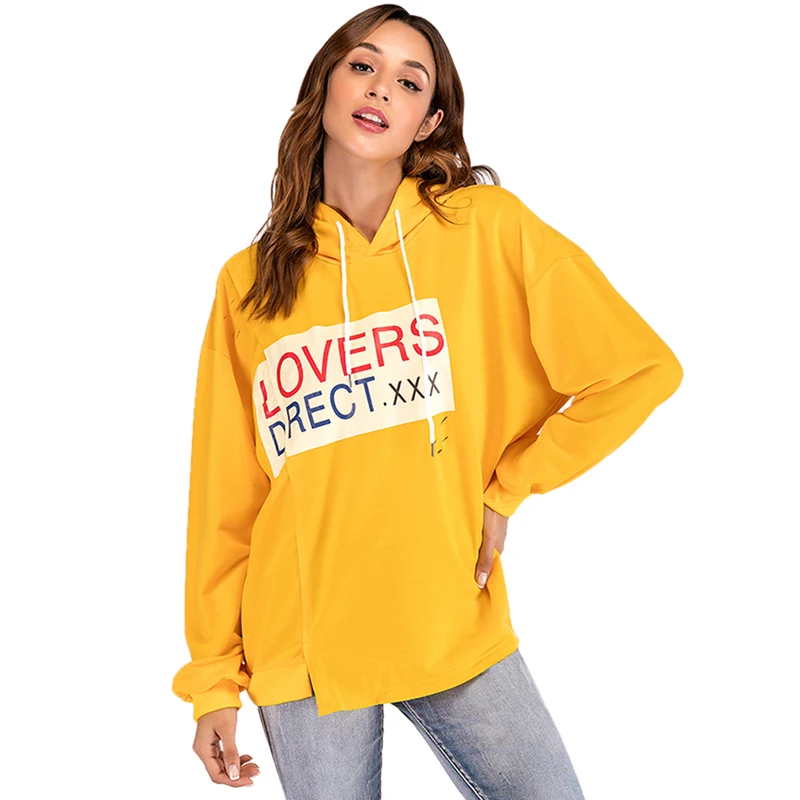 Aliexpress.com : Buy Women Hoodie Drawstring Contrast