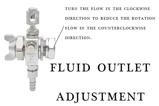 SAWEY бренд ST-5 Мини Авто автоматический воздушный пистолет-распылитель для краски для литья под давлением, сопла 0,3/0,5/1,0/1,3/1,5/2,0/2,5 мм