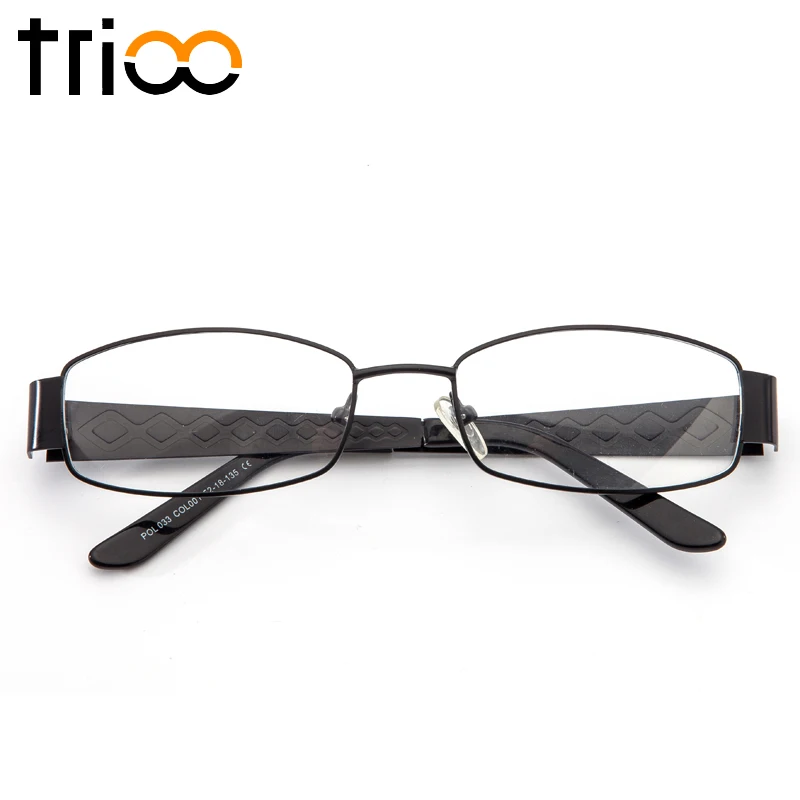 Brille Hohe Rhombischen Computer Dioptrien Col001 Oval Absolvierte Objektiv Rezept Metall Trioo Mens Qualität Brillen C1qfW