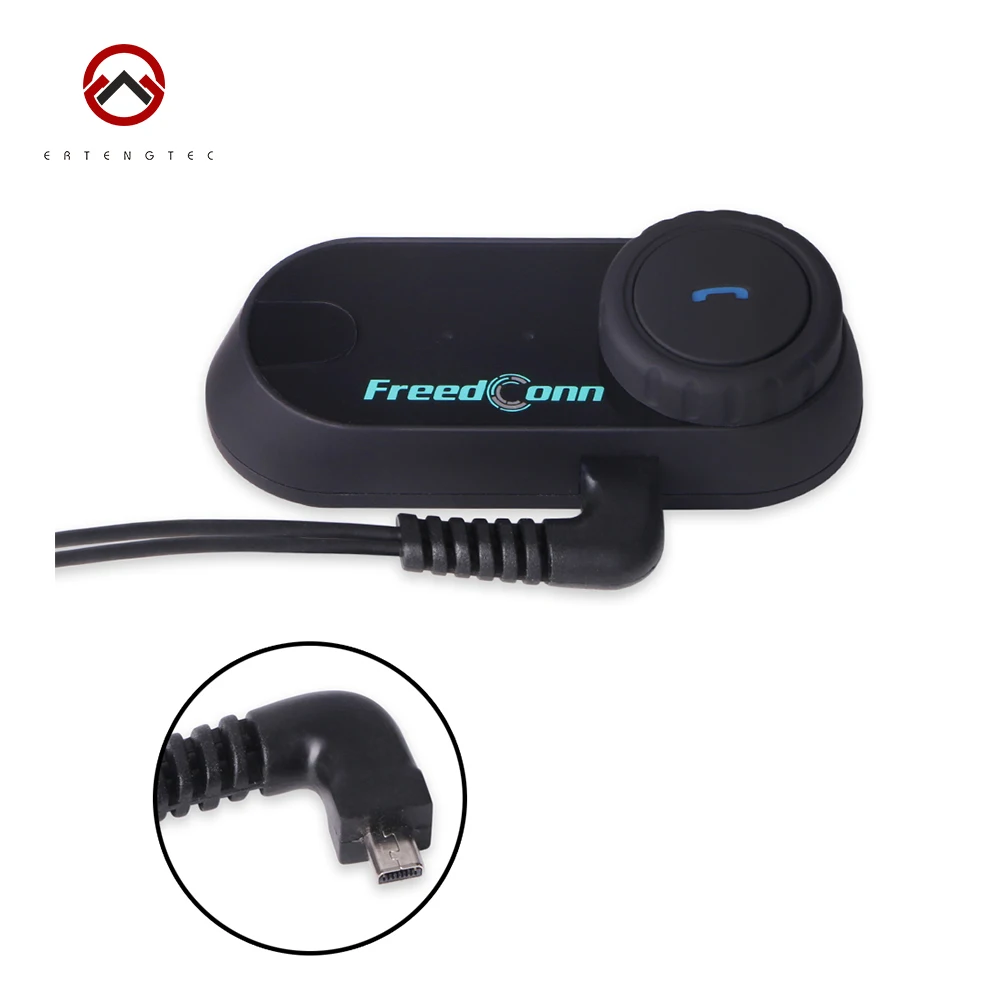 

T-COM VB BT Bluetooth Headphone Waterproof Motorcycle Helmet Intercom Headset With FM Radio 300 Hours Supports A2DP & AVRCP