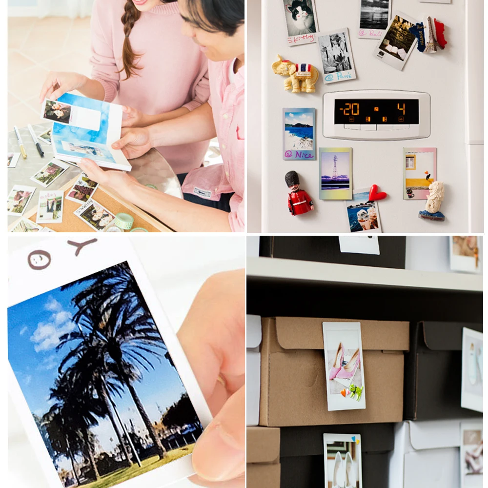 Fujifilm Instax Mini Film 8 9 White Photo Paper Snapshot Album Instant Print for 7s/8/25/90/9|Фотоплёнка| |