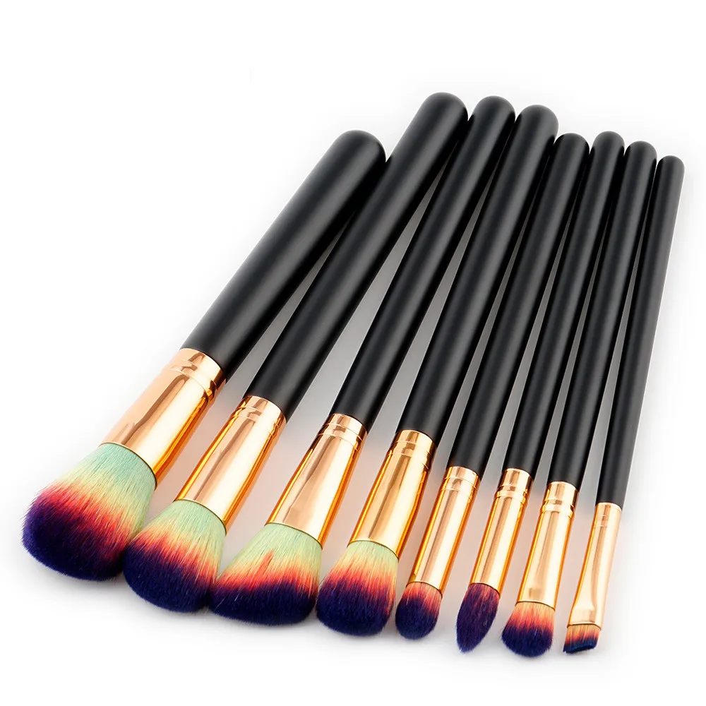 

USPS 8PCS Professional Cosmetic Makeup brushes set Foundation Eyebrow Blending Eyeliner Lip Make up Brush Concealer For Women#1