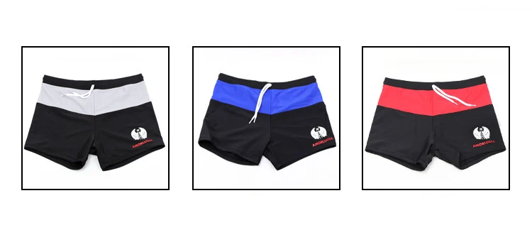2018 мужские плавки быстросохнущие спортивные шорты Maillot De Bain для мальчиков, плавки, боксерский походшорты для купания, пляжные шорты