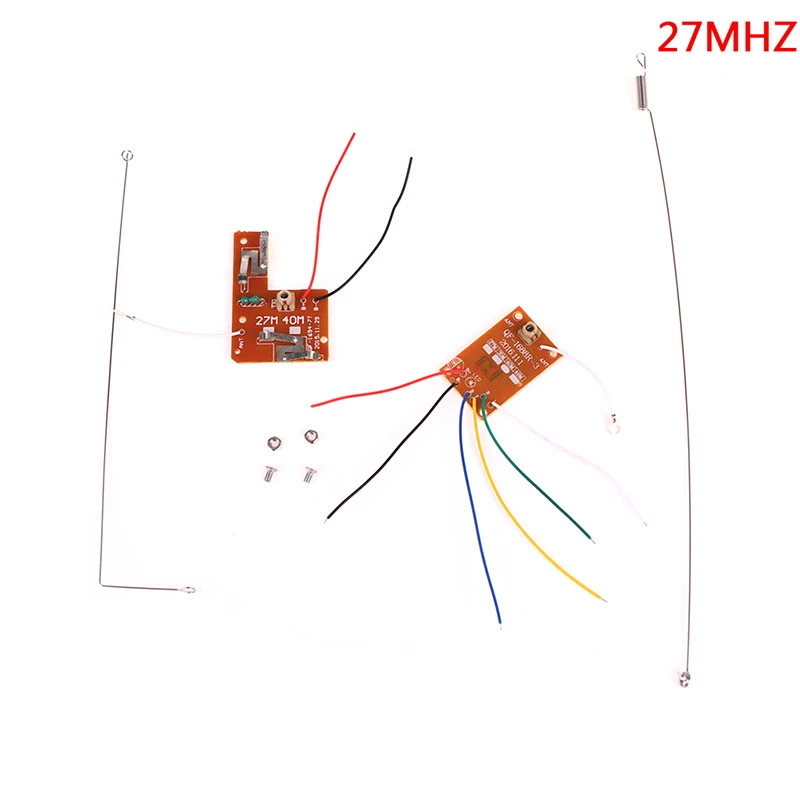 4CH RC пульт дистанционного управления 27 МГц схема PCB передатчик и приемник плата Радио система 4,5 v-6 v для игрушечного автомобиля