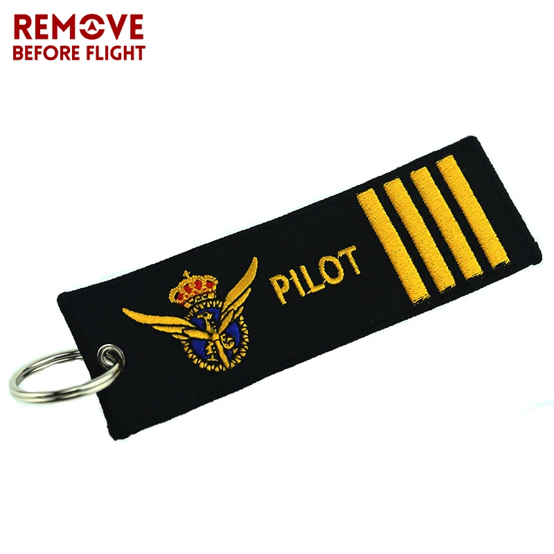 Pilot Key Chain for Motorcycles and Cars OEM Key Chains Embroidery Key Fobs Fashion Jewelry Aviation Gifts Fashionable Keychain03