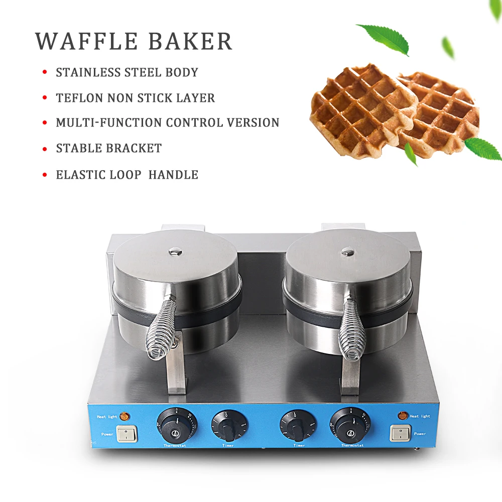 ITOP 2000W commercial electric Chinese Hong Kong eggettes puff cake waffle iron maker machine bubble egg cake oven 220V