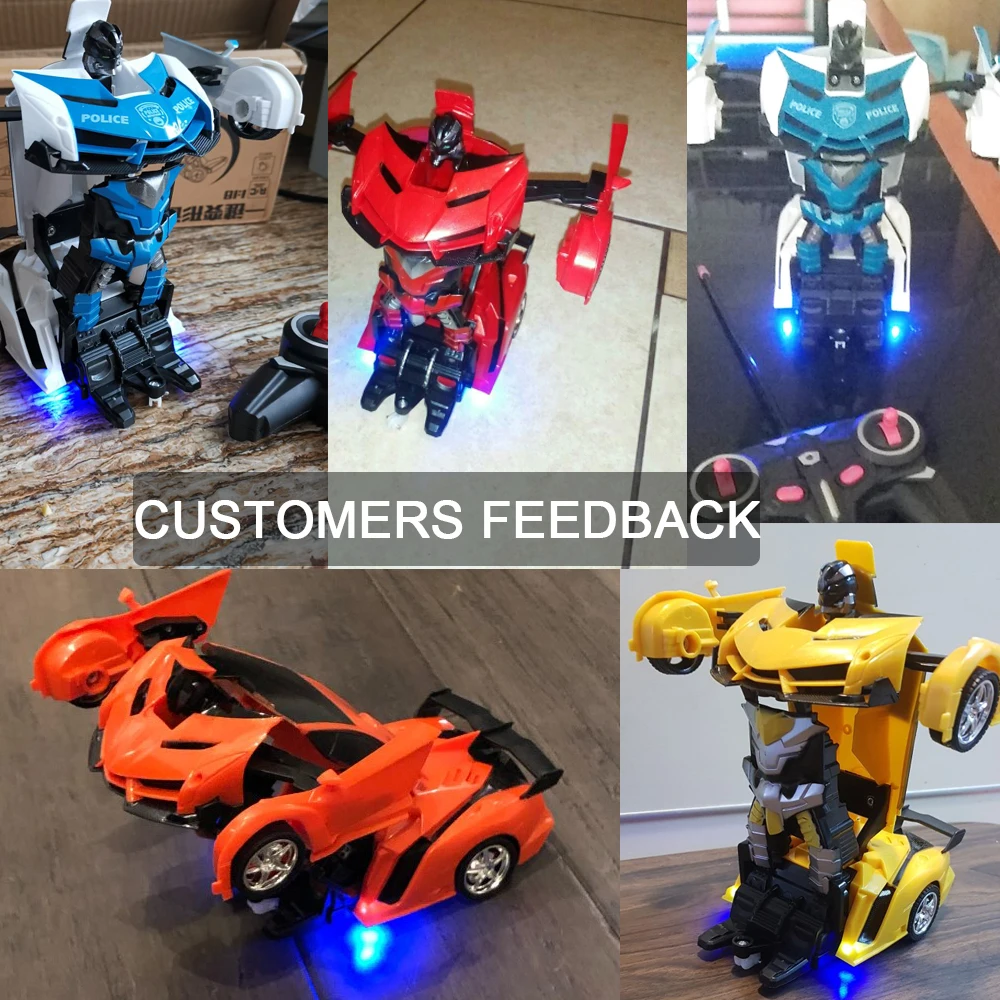 RC Car Transformation Robots Sports Vehicle Model  Drift Car  Toys Cool Deformation Car Kids Toys  Gifts For Boys images - 6