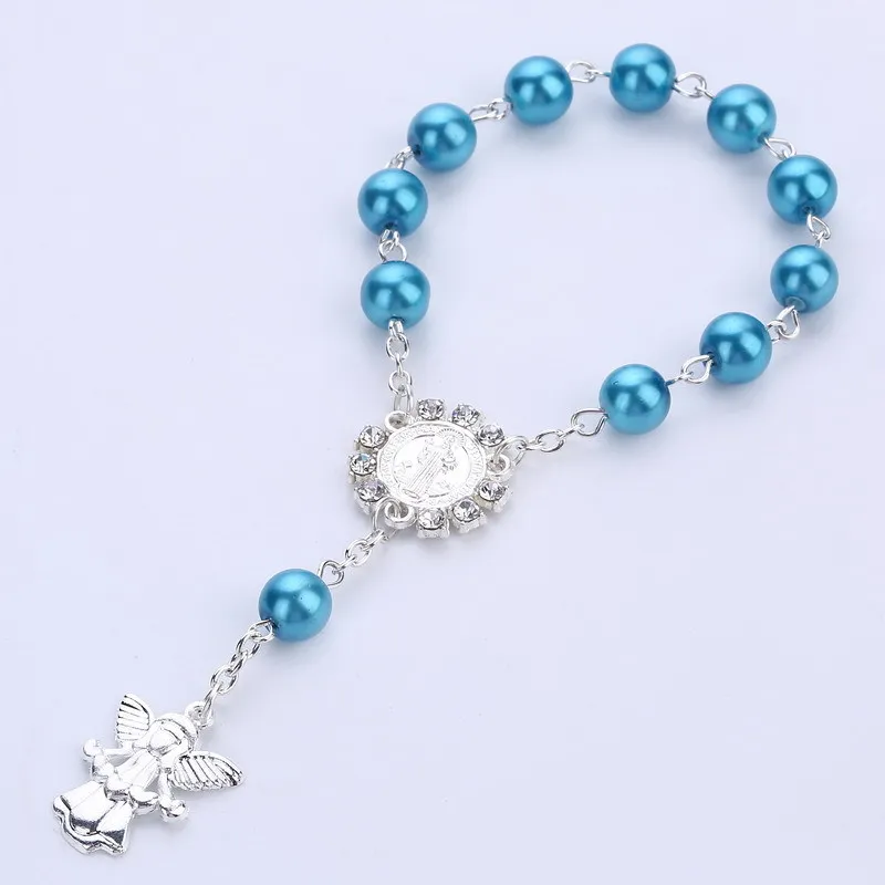 

10pcs Baby shower favor baptism gift silver bracelet christening favor return gift first birthday party gift souvenir