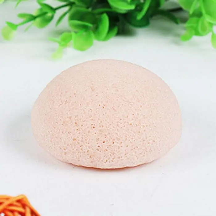 Эксфолиатор Натуральный Отель Puff Konjac лица Exfoliator Puff дома мытье Очищающая губка круглая Чистка