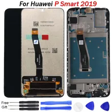 Original for Huawei P Smart 2019 LCD Display Digitizer Assembly Touch Screen with frame P Smart 2019 Screen 10 Touch Repair Part