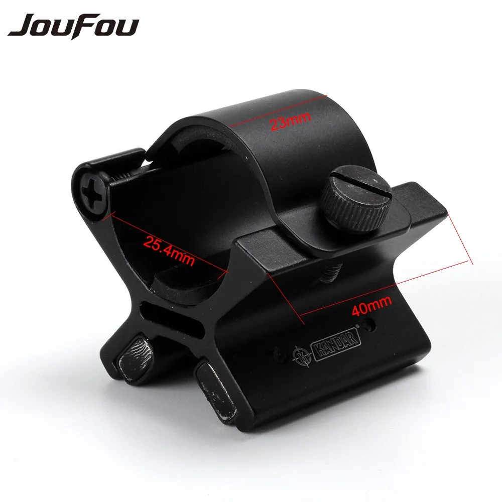 JouFou Tactical Hunting Accessory 20mm Picatinny Weaver Rail Riflescope High Wide Ring Mounts 30mm Caliber for FlashlightLaser 1(2)