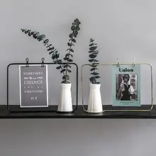 1 комплект железная керамическая ваза для растений полка для цветочных горшков Soilless Pots Органайзер липкая рамка стойка украшения дома аксессуары mi 017