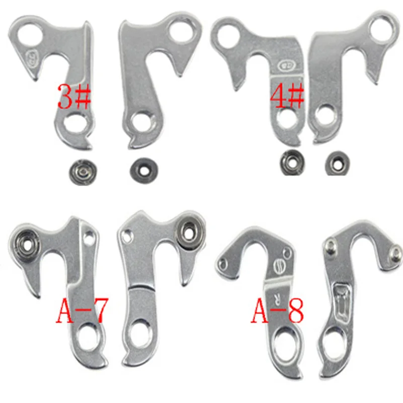 MTB الطريق دراجة دراجة سبيكة الخلفي Derailleur شماعات سباق الدراجات الجبلية إطار والعتاد الذيل هوك أجزاء