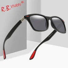 RBVTURAS, фирменный дизайн,, поляризационные солнцезащитные очки, мужские, для вождения, мужские, солнцезащитные очки для мужчин, Ретро стиль, женские очки, UV400, очки