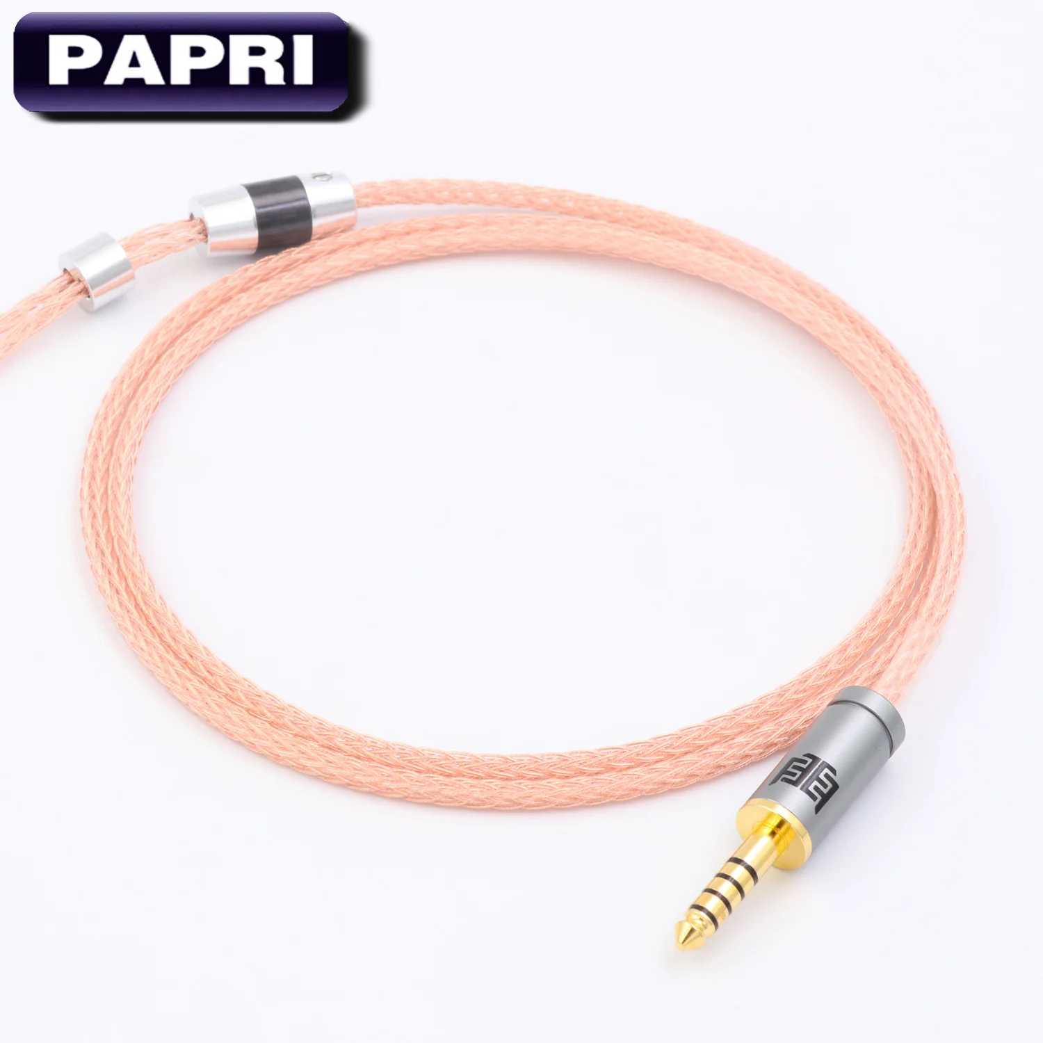 PAPRI 2 5 3 5mm 4 4mm 16 Core OCC Copper Balanced Earphone Cable For Most MMCX 0 78mm Headphone DIY Upgrade Cables