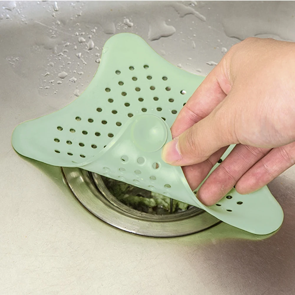 1pc silicone kitchen sink filter sewer drain hair colanders strainers filter bathroom kitchen sink home cleaning - Kitchen Sink Filter 1pc silicone kitchen sink filter sewer drain hair colanders strainers filter bathroom kitchen sink home cleaning - Kitchen Sink Filter