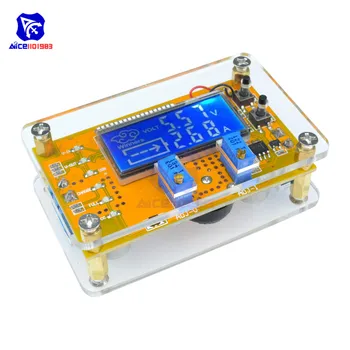 

5A Adjustable DC-DC Step-Down Buck Converter Module LCD Display 1.5V -32V Power Supply with Case Trimmer Potentiometer