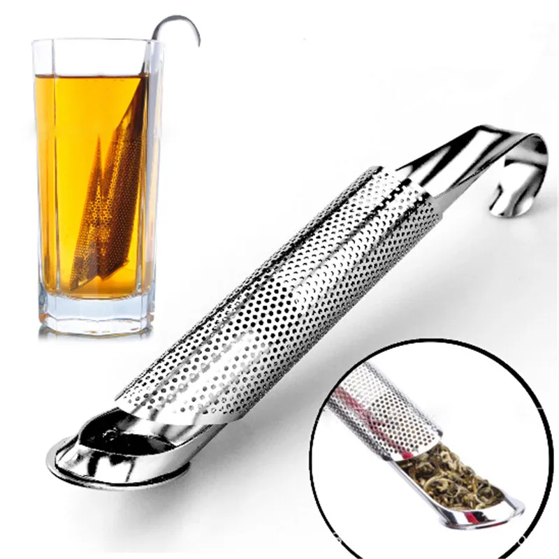 

Stainless Steel Tea Infuser Creative Pipe Design Metal Tea Strainer for Mug Fancy Filter for Puer Tea Herb Tea Tools Accessories