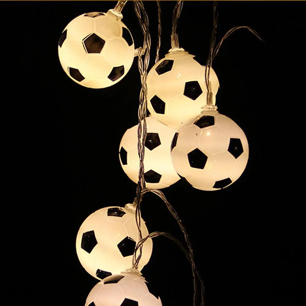 

1.5M Waterproof Football Copper Silver Wire 10 LED String Lights Holiday Lighting For Fairy Christmas Tree Wedding Party Decorat