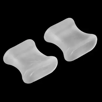 

1 Pair Silicone Gel Toe Spacers Separators Gel Toe Spreaders Bunion Corrector Toe Straightener Protect Toes Ankles Support