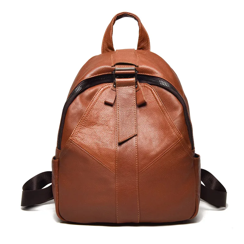 

New Arrival Women Backpacks Genuine Leather Ladies Travel Bags Preppy Style Schoolbags For Girls High Quality Shoulder Bags
